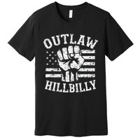 Trump Vance 2024 Donald Trump J.D. Vance Outlaw Hillbilly Premium T-Shirt