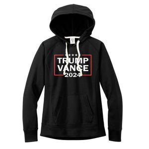 Trump Vance 2024 For President Vp Usa Election Patriotic Women's Fleece Hoodie