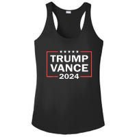 Trump Vance 2024 For President Vp Usa Election Patriotic Ladies PosiCharge Competitor Racerback Tank