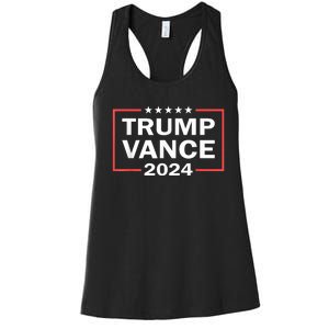 Trump Vance 2024 For President Vp Usa Election Patriotic Women's Racerback Tank