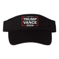 Trump Vance 2024 For President Vp Usa Election Patriotic Valucap Bio-Washed Visor