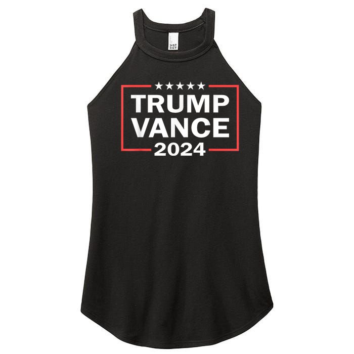 Trump Vance 2024 For President Vp Usa Election Patriotic Women's Perfect Tri Rocker Tank