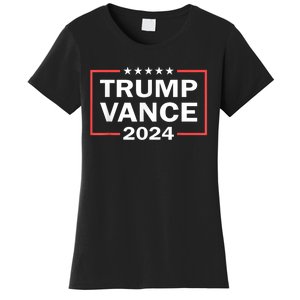 Trump Vance 2024 For President Vp Usa Election Patriotic Women's T-Shirt