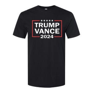 Trump Vance 2024 For President Vp Usa Election Patriotic Softstyle CVC T-Shirt