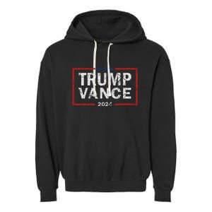 Trump Vance 2024 America Election Campaign Garment-Dyed Fleece Hoodie