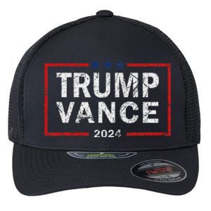 Trump Vance 2024 America Election Campaign Flexfit Unipanel Trucker Cap