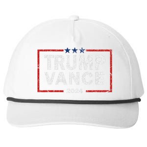 Trump Vance 2024 America Election Campaign Snapback Five-Panel Rope Hat