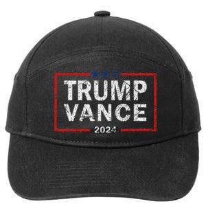 Trump Vance 2024 America Election Campaign 7-Panel Snapback Hat