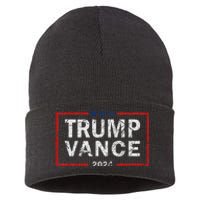 Trump Vance 2024 America Election Campaign Sustainable Knit Beanie