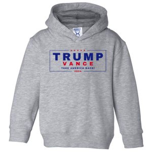 Trump Vance 2024  Toddler Hoodie