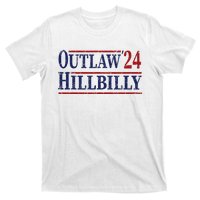 Trump Vance 2024 Outlaw Hillbilly Us Flag Vintage T-Shirt