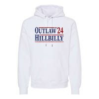 Trump Vance 2024 Outlaw Hillbilly Us Flag Vintage Premium Hoodie