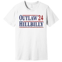 Trump Vance 2024 Outlaw Hillbilly Us Flag Vintage Premium T-Shirt