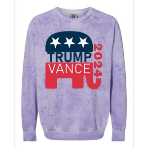 Trump Vance 2024 President Vote Usa Election Maga Colorblast Crewneck Sweatshirt