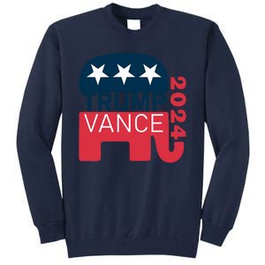 Trump Vance 2024 President Vote Usa Election Maga Tall Sweatshirt