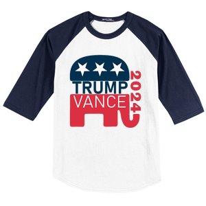 Trump Vance 2024 President Vote Usa Election Maga Baseball Sleeve Shirt