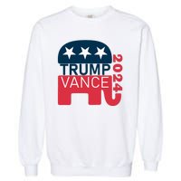 Trump Vance 2024 President Vote Usa Election Maga Garment-Dyed Sweatshirt