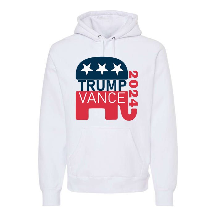 Trump Vance 2024 President Vote Usa Election Maga Premium Hoodie