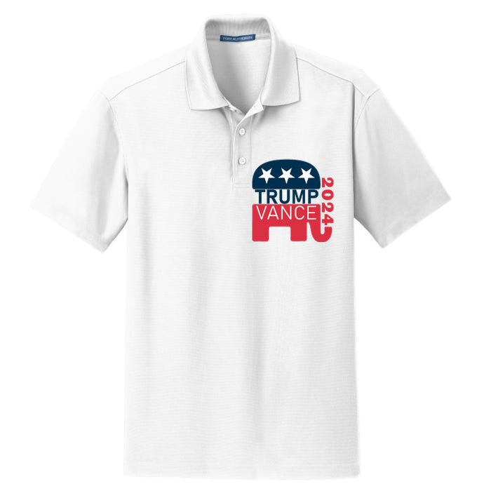 Trump Vance 2024 President Vote Usa Election Maga Dry Zone Grid Polo