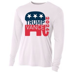 Trump Vance 2024 President Vote Usa Election Maga Cooling Performance Long Sleeve Crew