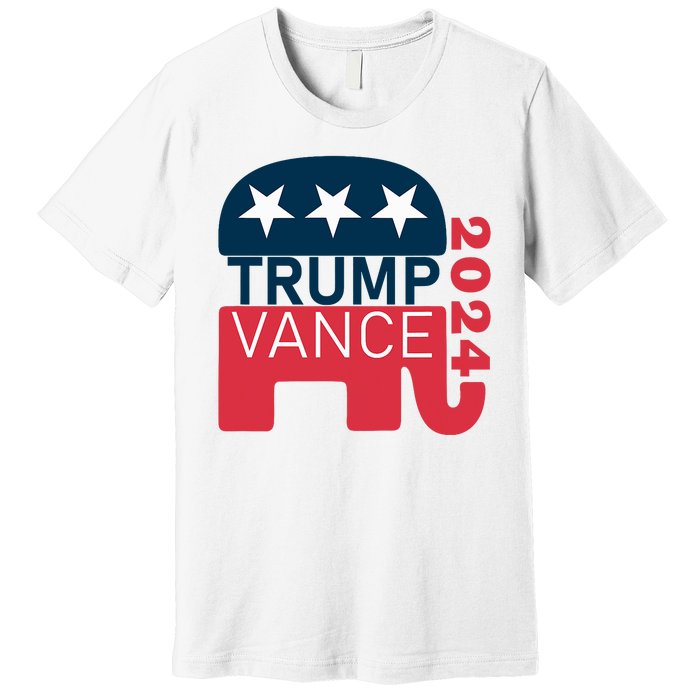 Trump Vance 2024 President Vote Usa Election Maga Premium T-Shirt