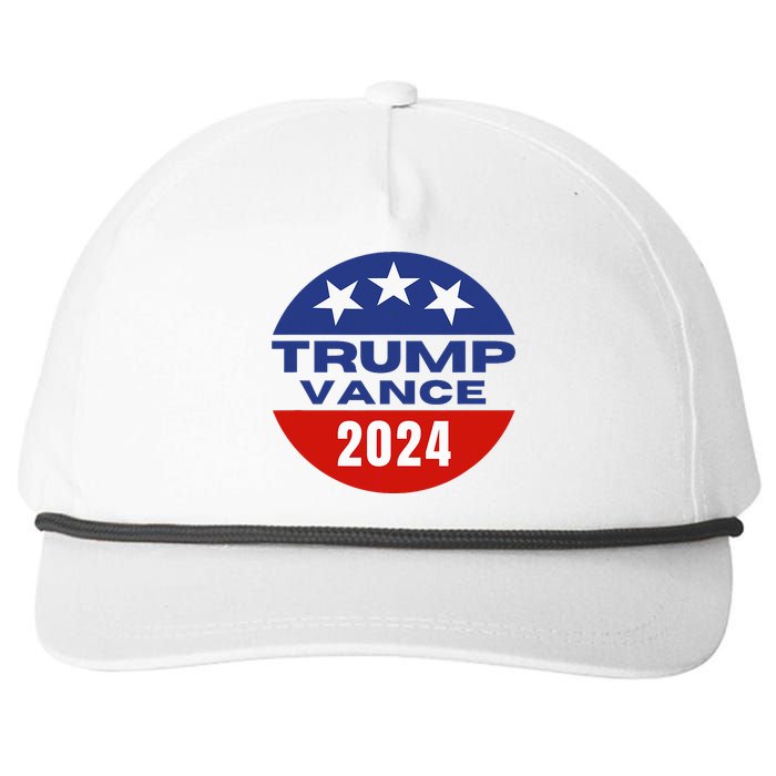 Trump Vance 2024 President Vote Usa Election Maga Snapback Five-Panel Rope Hat