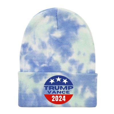 Trump Vance 2024 President Vote Usa Election Maga Tie Dye 12in Knit Beanie