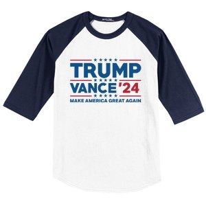 Trump Vance 2024 Make America Great Again Baseball Sleeve Shirt