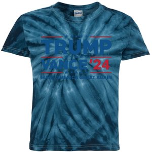 Trump Vance 2024 Make America Great Again Kids Tie-Dye T-Shirt