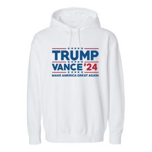 Trump Vance 2024 Make America Great Again Garment-Dyed Fleece Hoodie