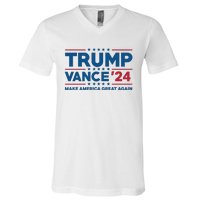 Trump Vance 2024 Make America Great Again V-Neck T-Shirt