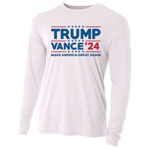 Trump Vance 2024 Make America Great Again Cooling Performance Long Sleeve Crew