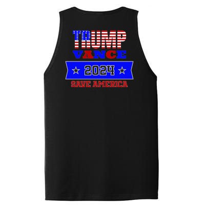 Trump Vance 2024 Front Pocket Print And Back PosiCharge Competitor Tank