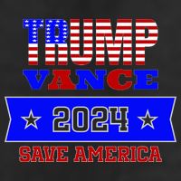 Trump Vance 2024 Front Pocket Print And Back Hat