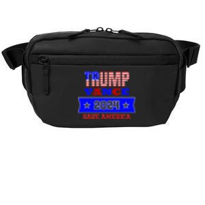 Trump Vance 2024 Front Pocket Print And Back Crossbody Pack