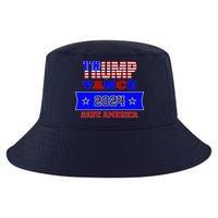 Trump Vance 2024 Front Pocket Print And Back Cool Comfort Performance Bucket Hat