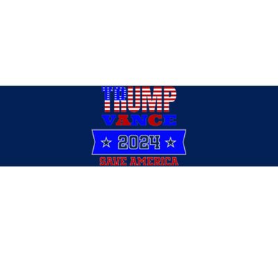 Trump Vance 2024 Front Pocket Print And Back Bumper Sticker