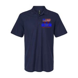 Trump Vance 2024 Front Pocket Print And Back Softstyle Adult Sport Polo