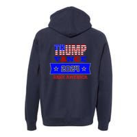 Trump Vance 2024 Front Pocket Print And Back Premium Hoodie