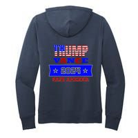 Trump Vance 2024 Front Pocket Print And Back Women's Pullover Hoodie