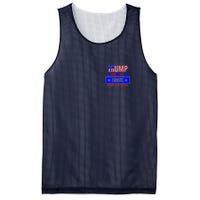 Trump Vance 2024 Front Pocket Print And Back Mesh Reversible Basketball Jersey Tank