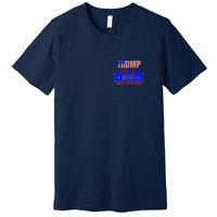 Trump Vance 2024 Front Pocket Print And Back Premium T-Shirt