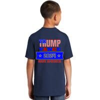 Trump Vance 2024 Front Pocket Print And Back Kids T-Shirt