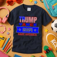 Trump Vance 2024 Front Pocket Print And Back Kids T-Shirt