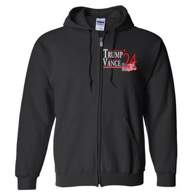 Trump Vance 2024 President Trump Supporter Full Zip Hoodie