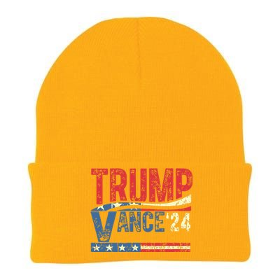 Trump Vance 2024 Donald Trump 24 Vance For President 2024 Knit Cap Winter Beanie