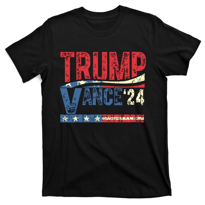 Trump Vance 2024 Donald Trump 24 Vance For President 2024 T-Shirt