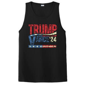 Trump Vance 2024 Donald Trump 24 Vance For President 2024 PosiCharge Competitor Tank