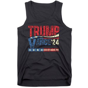 Trump Vance 2024 Donald Trump 24 Vance For President 2024 Tank Top