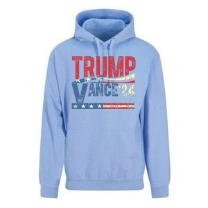 Trump Vance 2024 Donald Trump 24 Vance For President 2024 Unisex Surf Hoodie